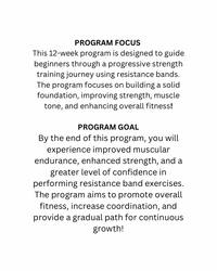 12-Week Resistance Band