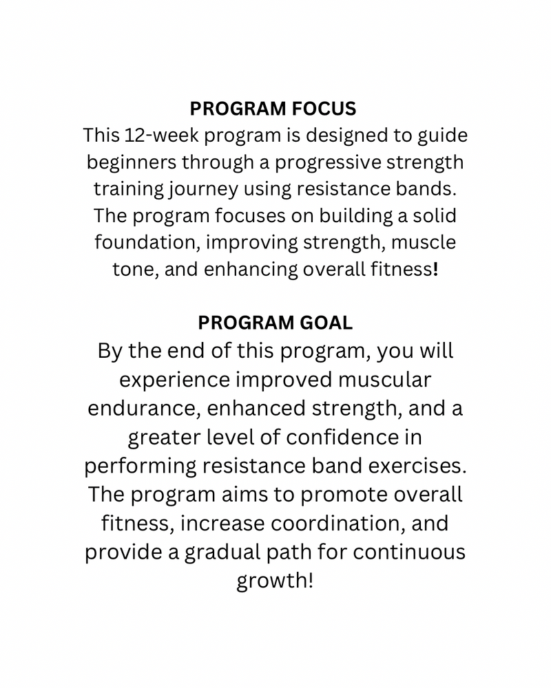 12-Week Resistance Band